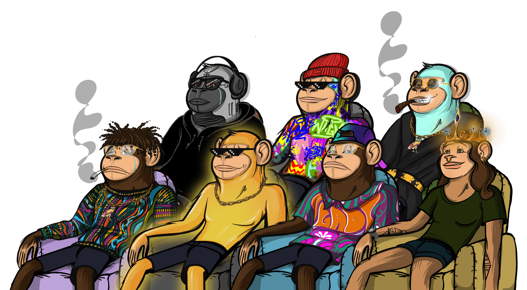 collection of monkes